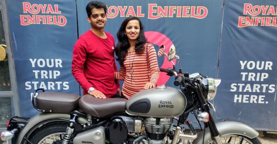 Vijay Sethupathi gifts a Royal Enfield bike to his 96 director!