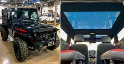 Meet India's first Mahindra Thar with a 'panoramic sunroof'