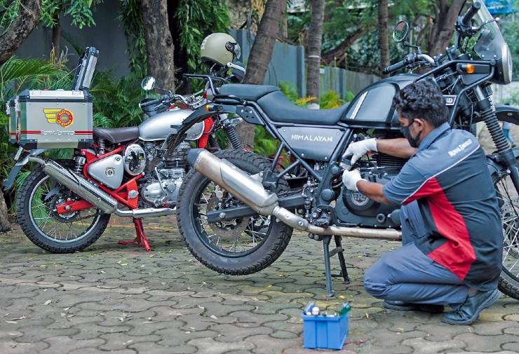 royal enfield omr service center