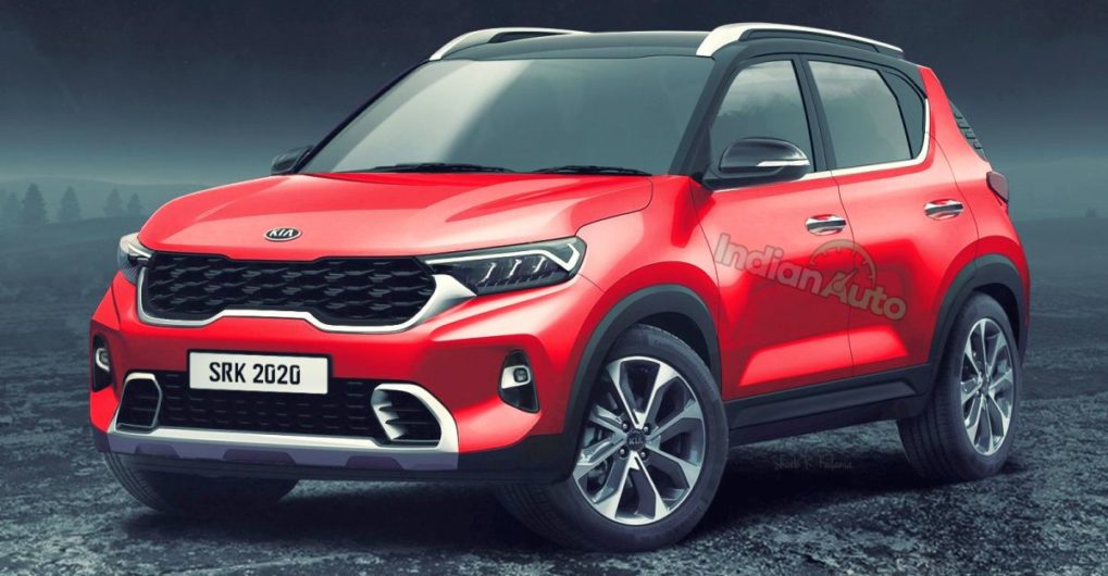 Kia Sonet production model spotted before official unveiling in August