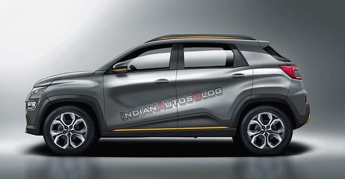 Upcoming Renault Kiger Compact Suv New Render Out