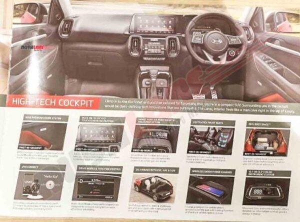 All-new Kia Sonet compact SUV: Check out brochure