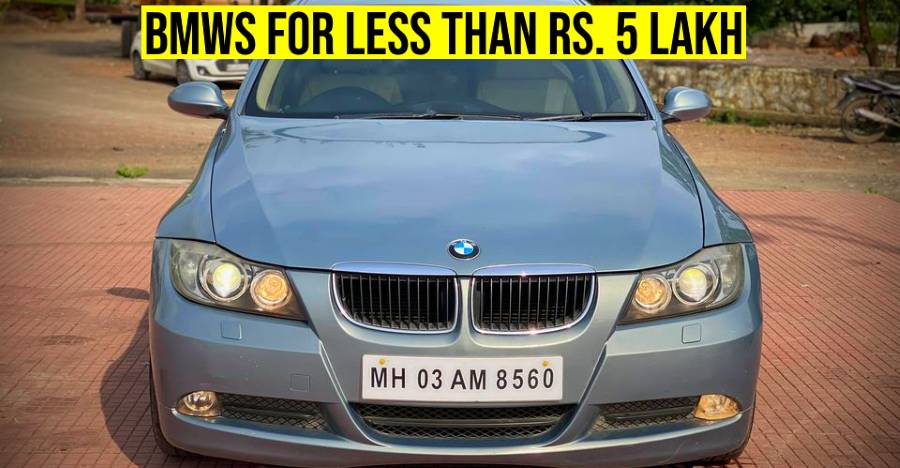 3 BMW 3-Series luxury sedans selling for under Rs 5 lakh!