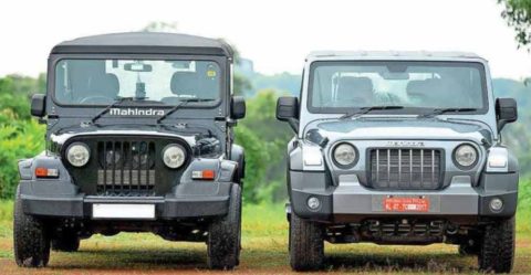 Old Mahindra Thar compared to all-new 2020 Thar: Side by side