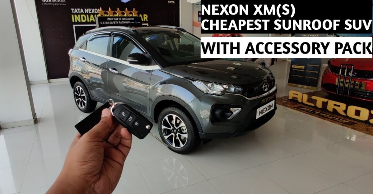 Tata Motors' Nexon XMS is India's cheapest sunroof equipped compact SUV