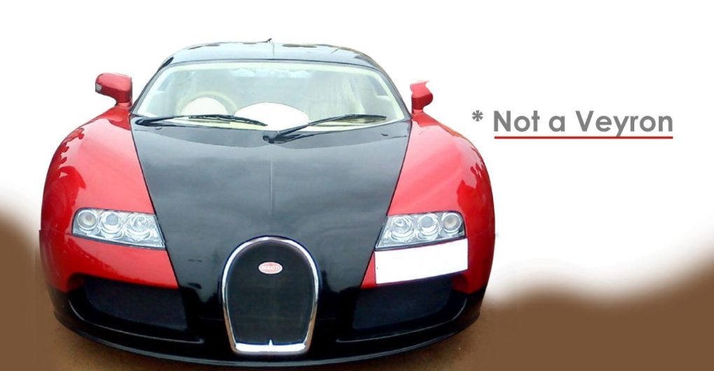 Regular Indian cars modified into Bugatti Veyron replicas: Tata Nano to