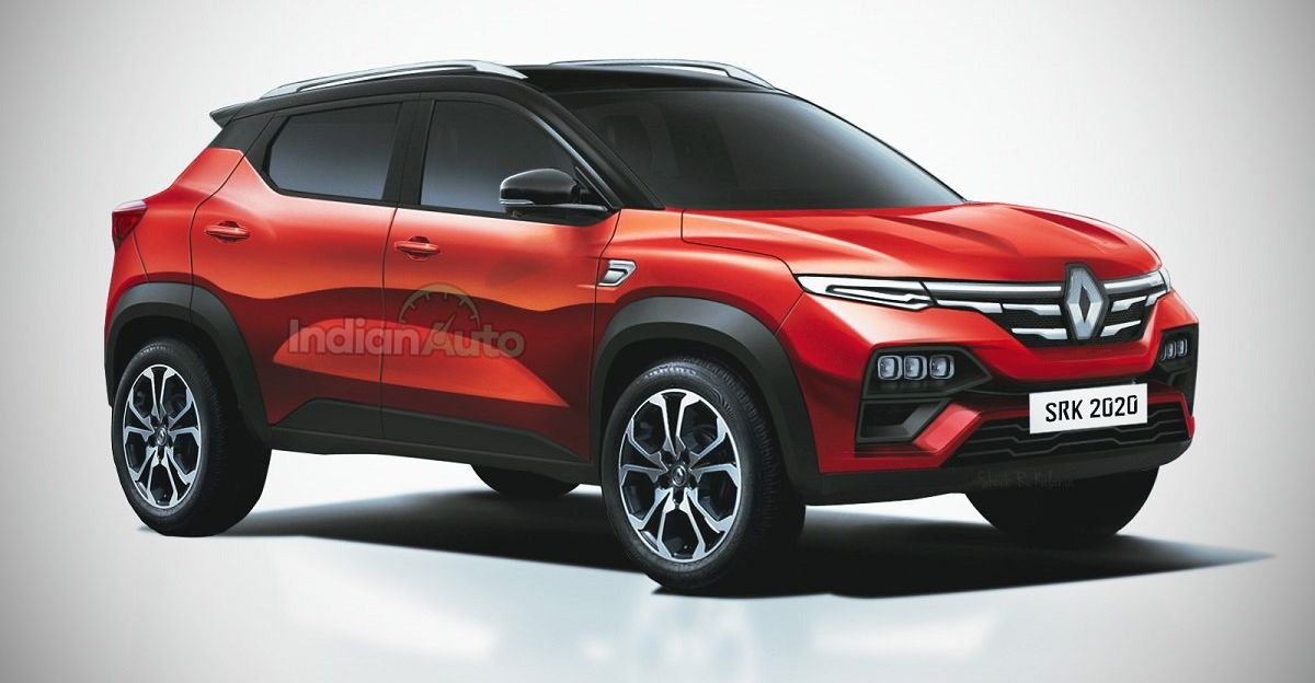 Renault India S Kiger Sub 4 Meter Compact Suv S Production Version Render Image Car26 Com