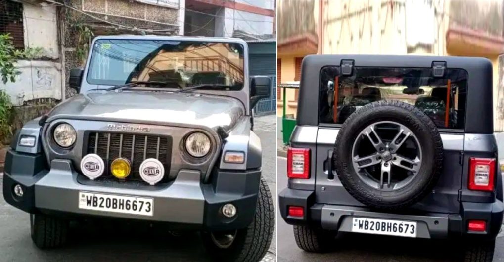 Almost-new 2020 Mahindra Thar 4X4 SUVs for sale in the used car market ...