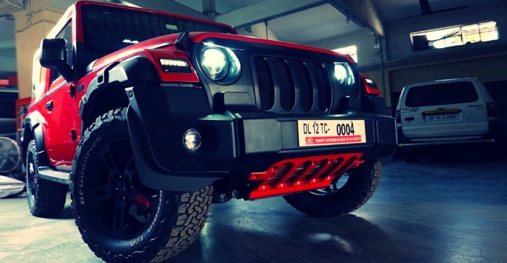 Customized 2020 Mahindra Thar off roader modified tastefully [Video]