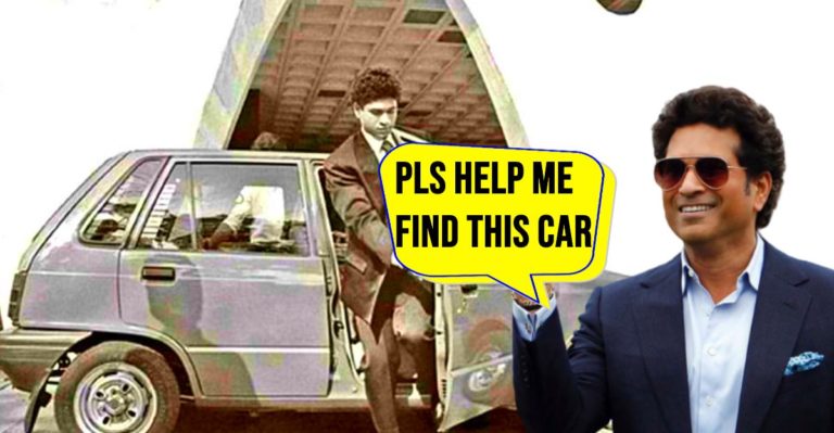 Sachin Tendulkar misses his Maruti 800: Wants his first car back