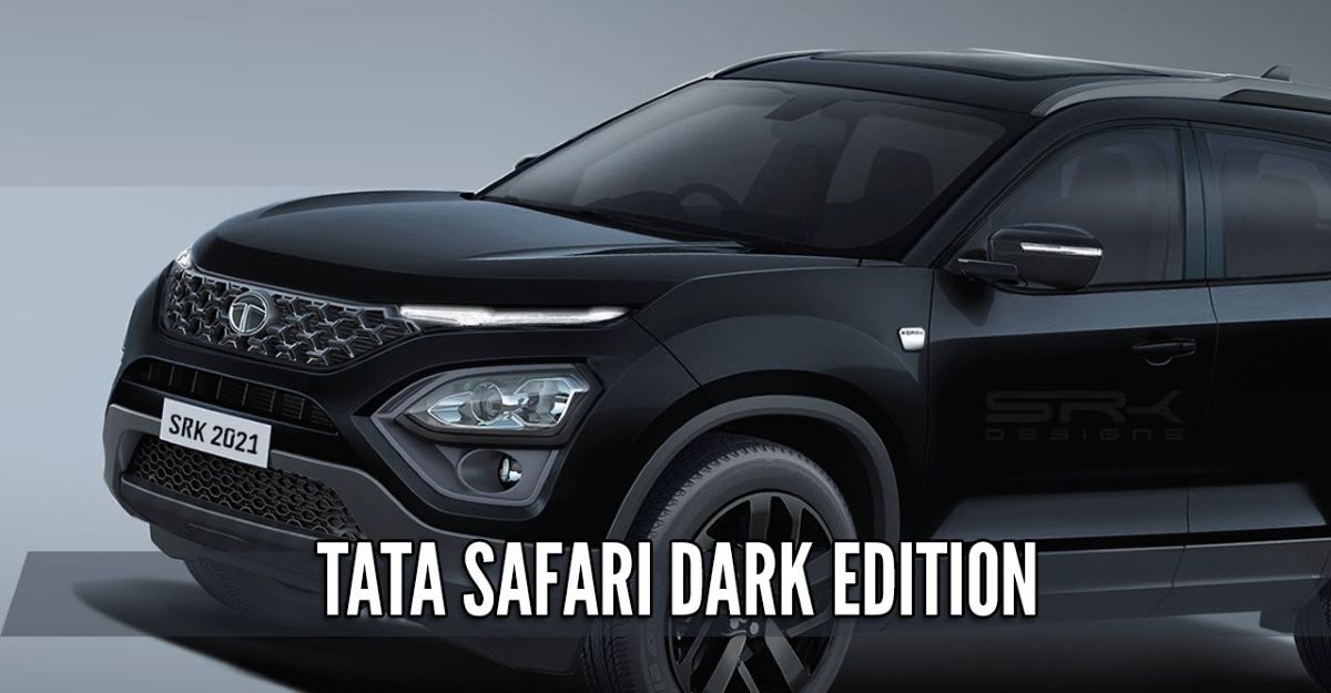 Tata Safari Dark Edition What the SUV will look like