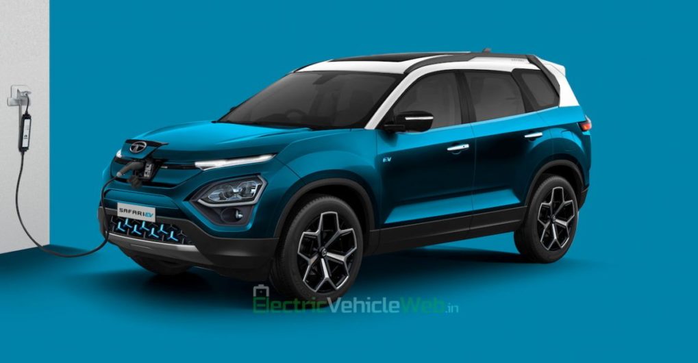 2021 Tata Safari imagined as an electric SUV