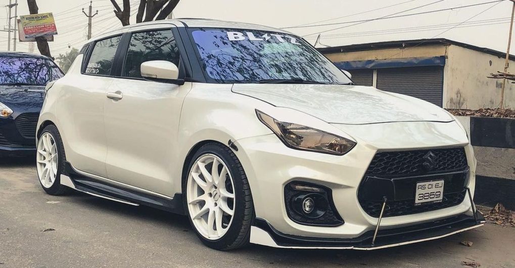 This 'stanced' Maruti Suzuki Swift is a stunner