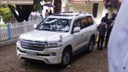 Malayalam moviestar Mohanlal's multi-crore Toyotas on video