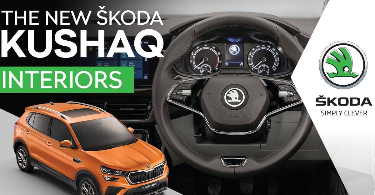 Skoda Kushaq Interior Showcased In Detail [Video]