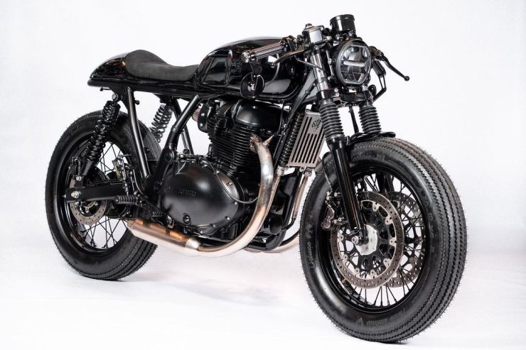 Royal Enfield Interceptor 650 modified into a Cafe Racer looks beautiful