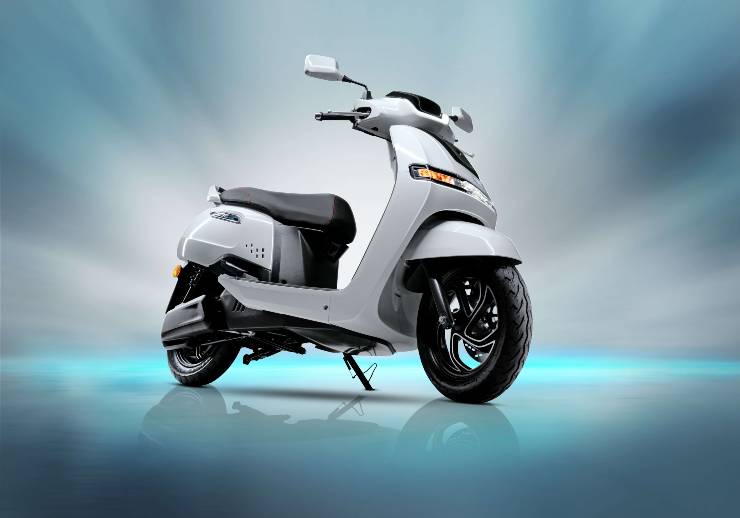 Tvs electric scooty price hot sale