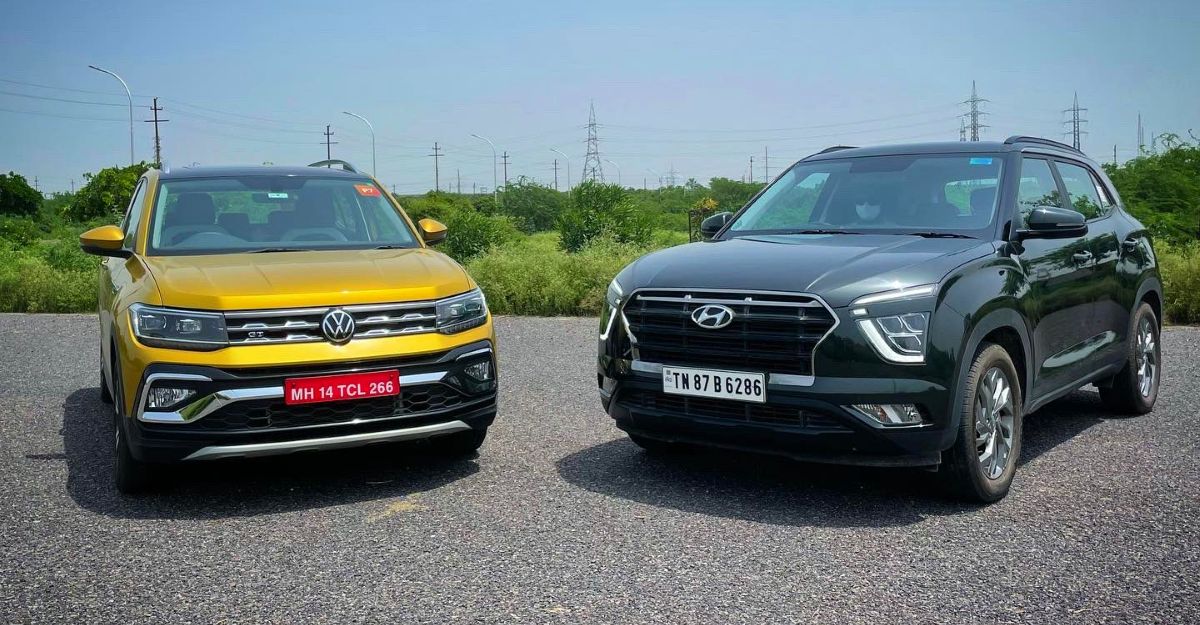 Hyundai Creta vs Volkswagen Taigun comparison featured image