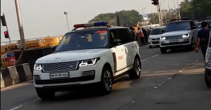 Ambani family’s luxury cars and convoy captured on video
