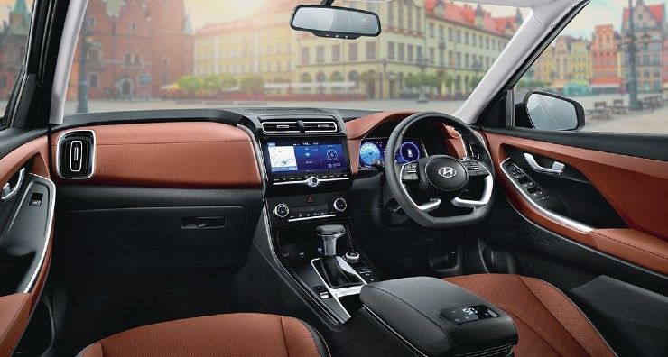 Hyundai Alcazar interior and dashboard