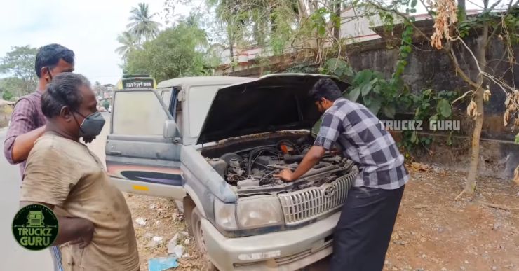 Starting a Toyota Qualis that has been rusting on road side for over 5 years [Video]