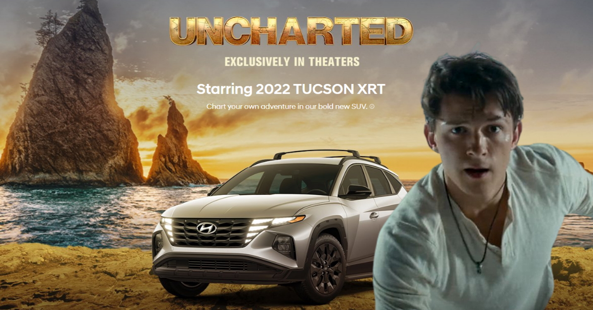 2022 Hyundai Tucson XRT Stars in New Tom Holland Film 'Uncharted'