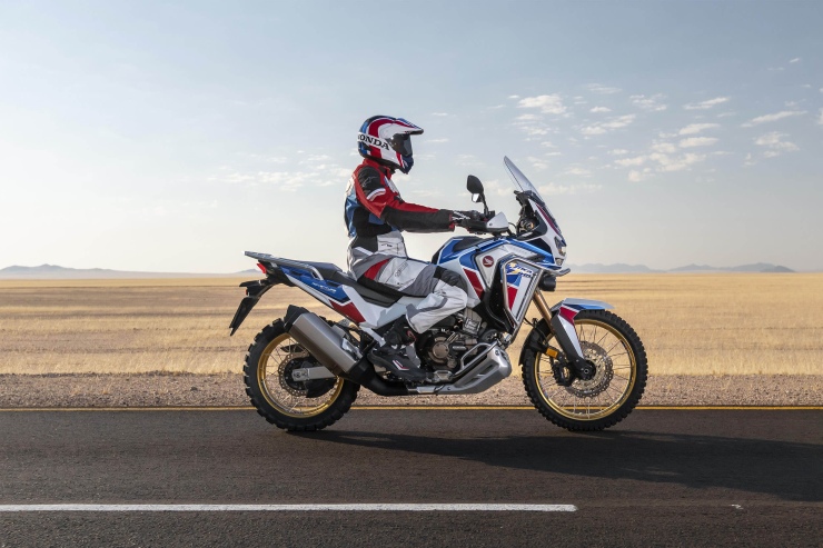 Watch Sadhguru riding an Africa Twin [Video]