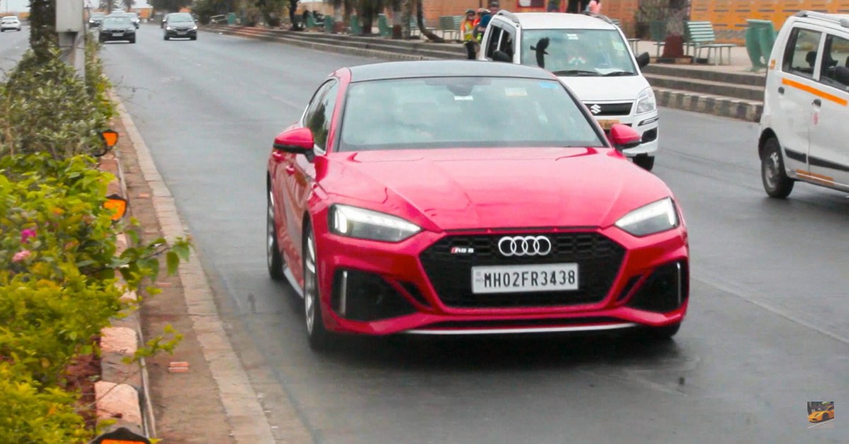 Indian playback singer KK s new Audi RS5 Sportback spotted on video