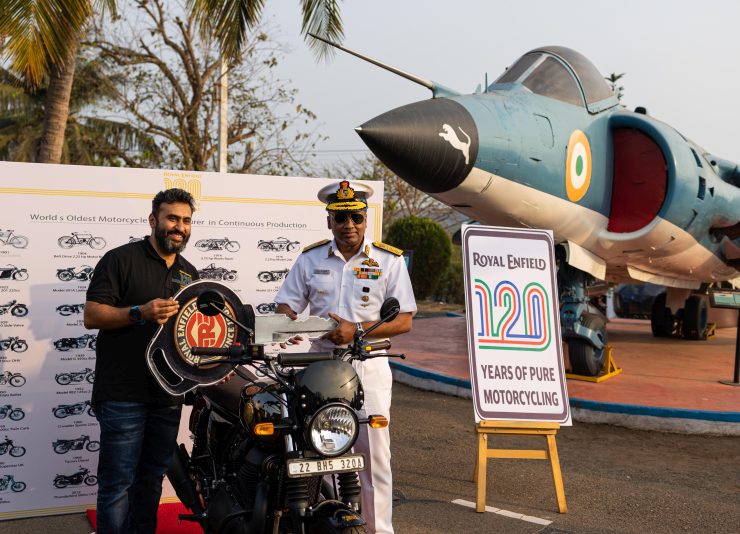 Royal Enfield Limited Edition 650 Twins: Navy Officer, Actor & Shooter take delivery