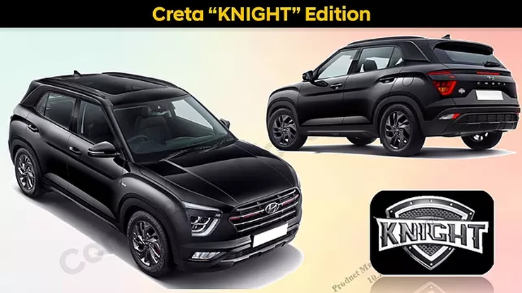 Hyundai Creta Knight Edition in a walkaround video
