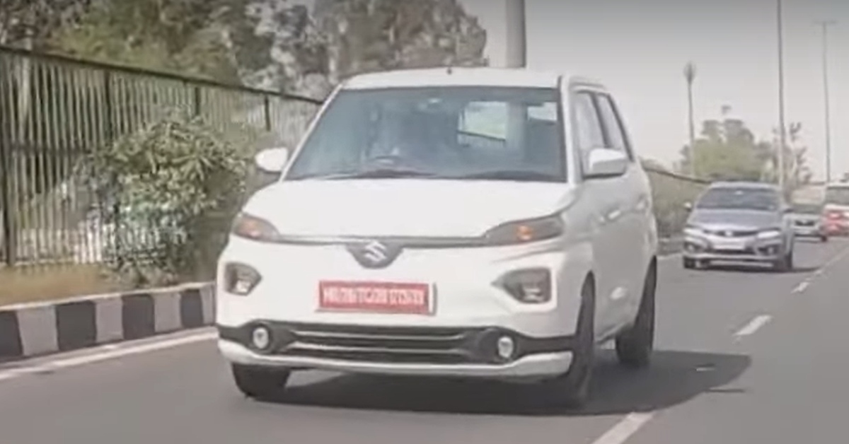 Maruti Suzuki Wagonr Ev Spotted Testing Once Again Video Motorexplain