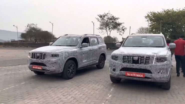 2022 Mahindra Scorpio spotted alongside Ford Endeavour [Video]