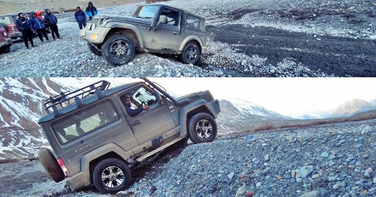 Mahindra Thar Vs Force Gurkha while off-roading [Video]