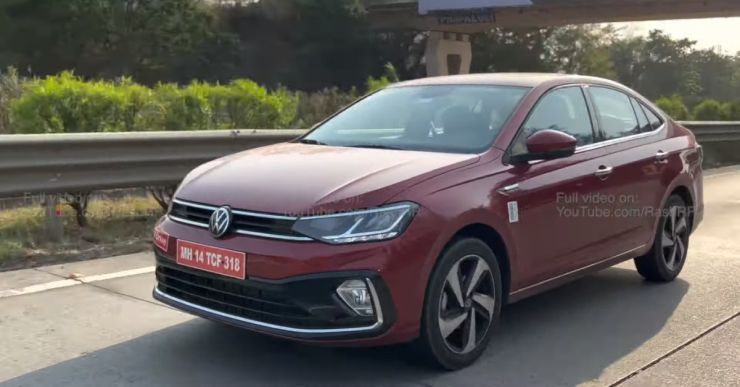 Upcoming Volkswagen Virtus sedan: Mid-spec variant spotted before launch