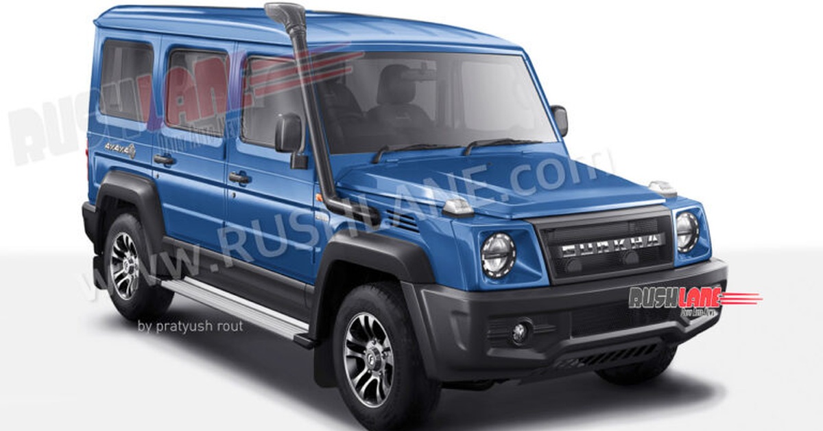 Force Gurkha 5door spotted on Indian roads Will rival Maruti Jimny