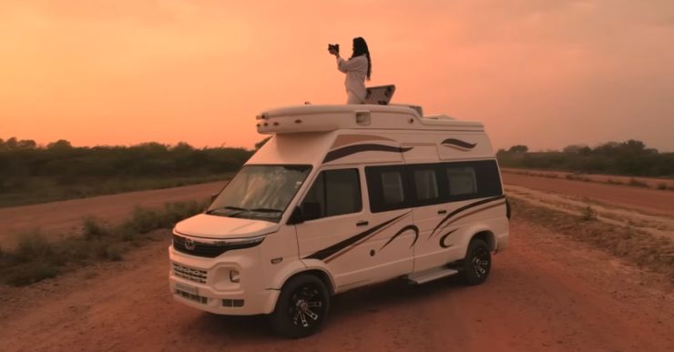 2022 Tata Winger-based caravan is called a Mini-Lounger on wheels [Video]