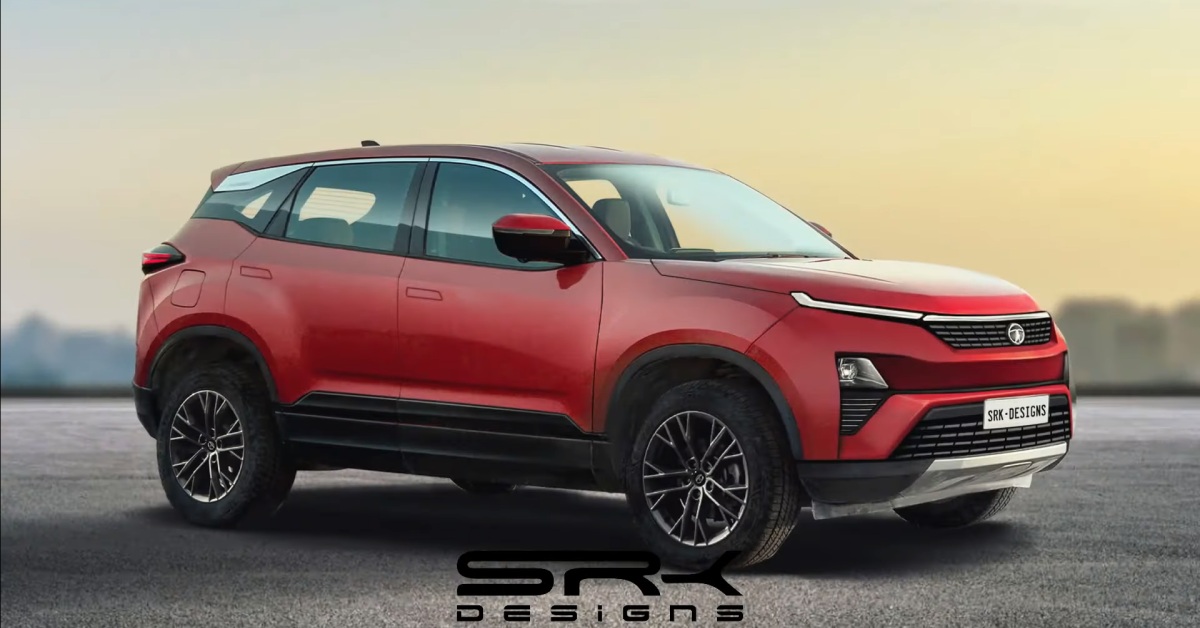 2023 Tata Harrier Facelift Rendered Ahead Of Launch