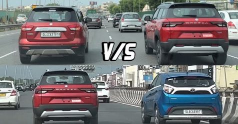 Allnew 2022 Maruti Suzuki Brezza vs old Brezza Street presence