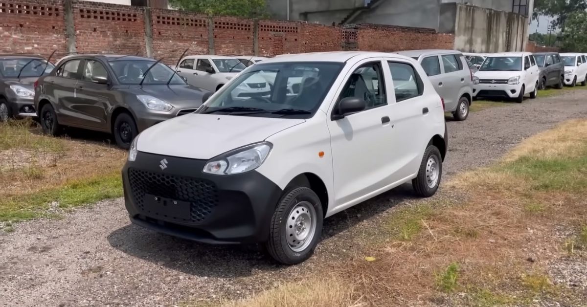 Maruti Alto K10 Base Variant In A Walkaround Video