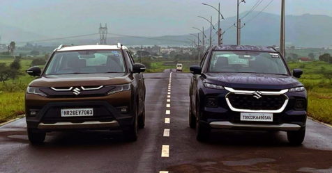 Maruti Brezza Vs Grand Vitara: Size Compared In Images