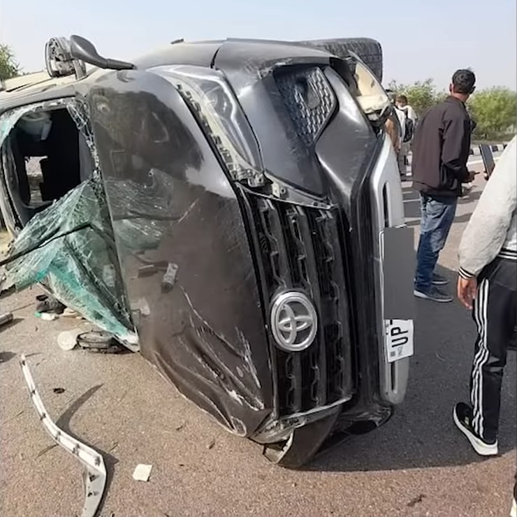 La robusta estructura del Toyota Fortuner ha salvado al MLA de verse involucrado en un gran accidente [Video]