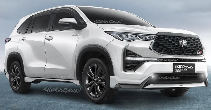 近日発売予定のトヨタ イノーバ ハイクロス GR スポーツは、最新のレンダリングで SUV のように見えます