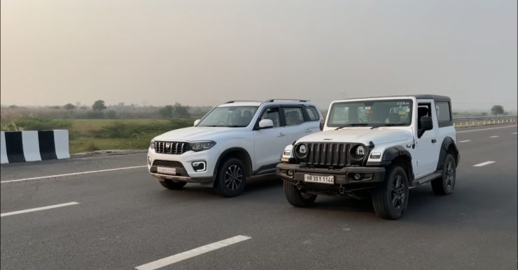 Mahindra Scorpio N vs Thar 4×4 SUV: ドラッグレースで勝つのは誰? [Video]