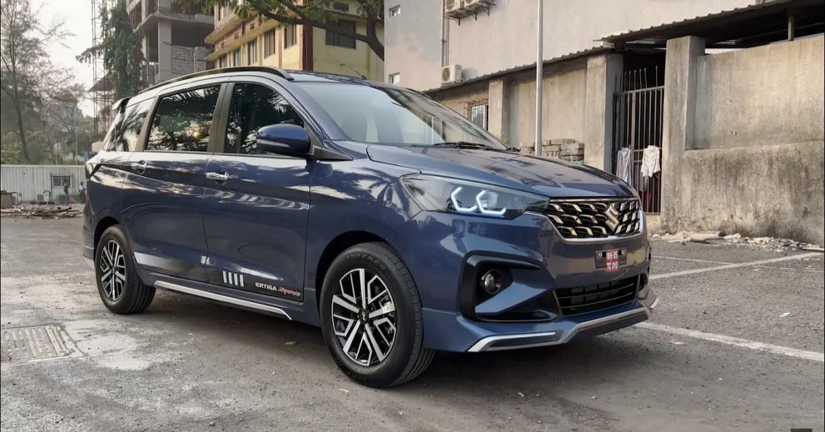 Maruti Ertiga with modified exterior looks sporty