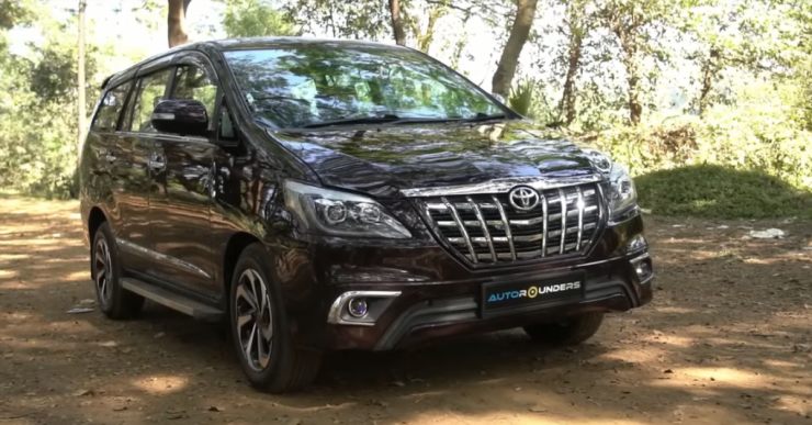 Toyota Innova type 1 converted to type 4 with Alphard grille looks premium [Video]