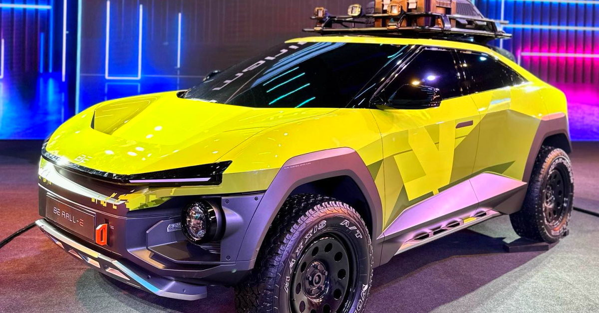 Mahindra Officially Reveals BE Rall-E Electric SUV To Take On Tata Nexon EV