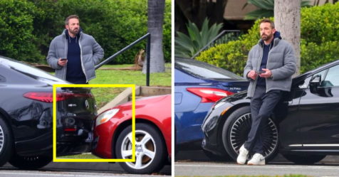 Ben Affleck's Car Gets Boxed In, Struggles To Pull Out Of Parking Spot In  Video