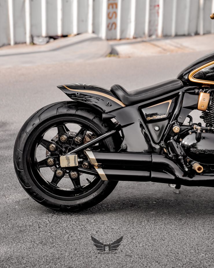 This custom-built Royal Enfield Interceptor 650 motorcycle by Neev Motorcycles is called “Soul Star”