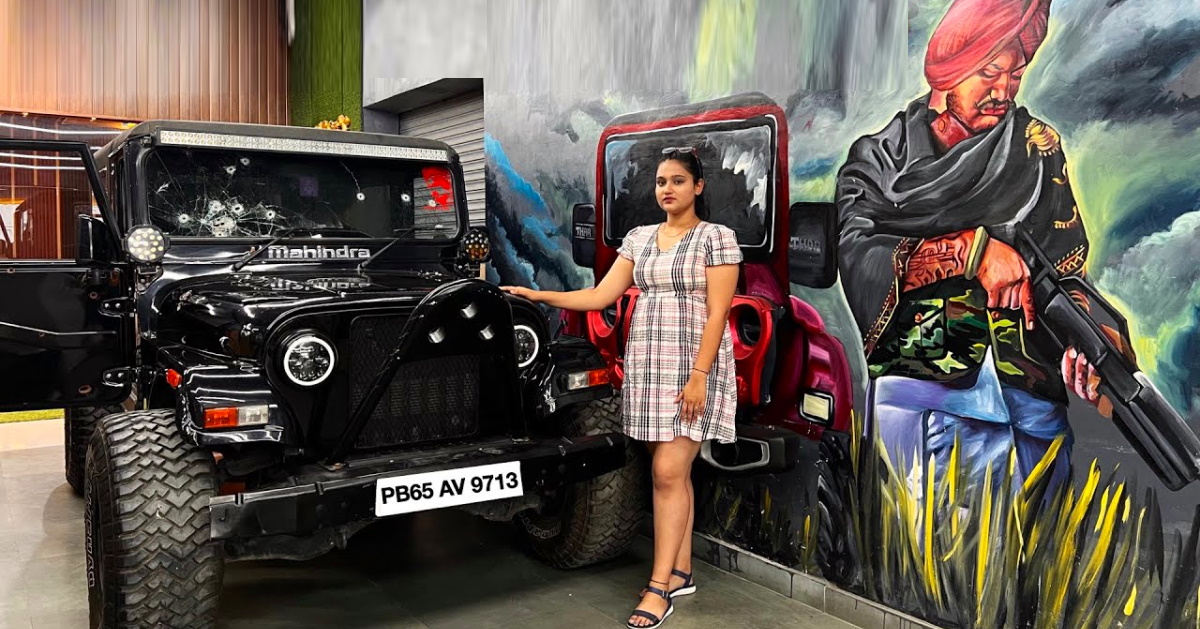 Sidhu Moosewalas Bullet Riddled Mahindra Thar 4x4 Suv Is Getting Restored For His Fans To See 3411