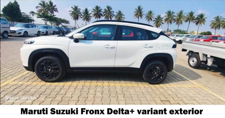 Maruti Suzuki Fronx Delta And Delta Variants Of The Sub Meter Compact Crossover Arrive At